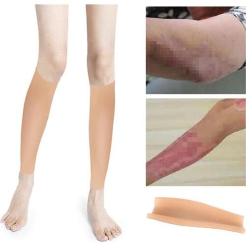 Silicone Leg Beauty Abundant Cover O-shaped Leg Pad Spiral Leg Calf Pad Corrector Arm Leg Scar Birthmark Cover For Unisex