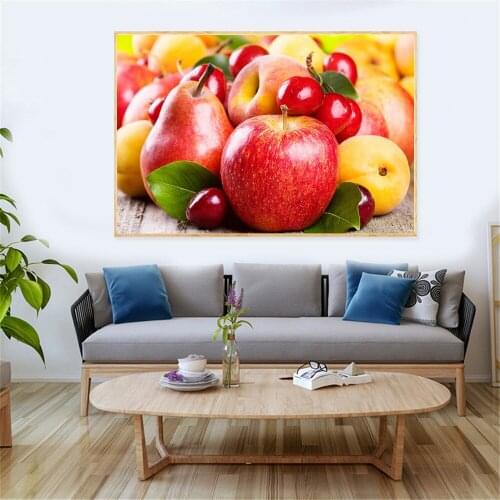 Modern Pop Art Food Painting Lemon Canvas Paintings Wall Pictures for Living Room Descorative Kitchen Fruit Poster Wall Decor
