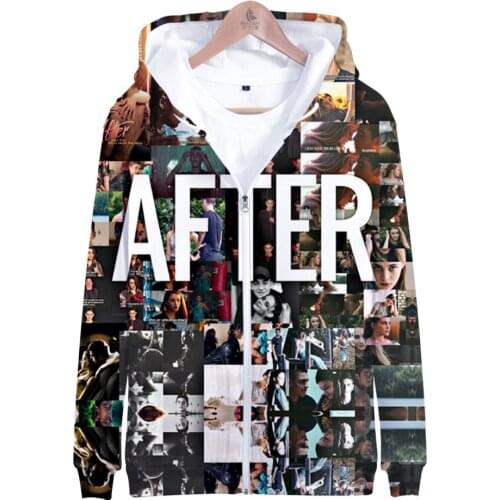 3D Zipper After We Collided Hoodie Men/women Sweatshirt Harajuku All-match Men Women Unisex Autumn Winter Long Sleeve Casual top