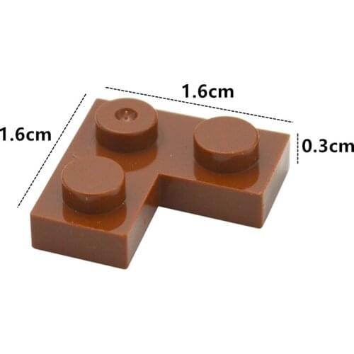 Compatible Assembles Particles 2420 1x2 L Dots Thin Figures Bricks For Building Blocks Parts DIY Educational Creative Size Toys