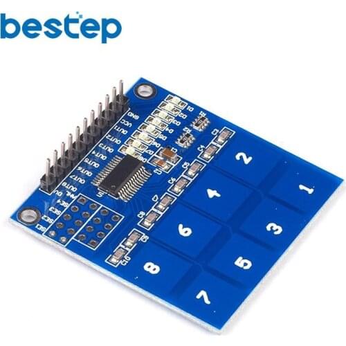 TTP226 8 Channel Digital Capacitive Switch Touch Sensor Module for Arduino UNO