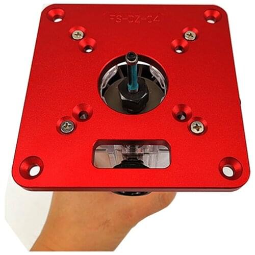 Universal Aluminium Router Table Insert Plate Woodworking Benches Wood Router Trimmer Models Engraving Machine for RT0700C