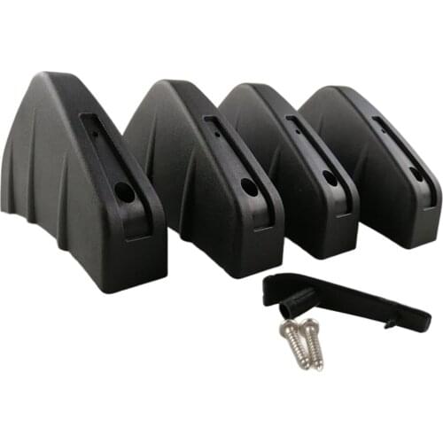 Universal Car Modified Rear Spoiler Mini Rear Lip With Deflector For Bumper Chassis Decoration Durable PP Screw Fixed