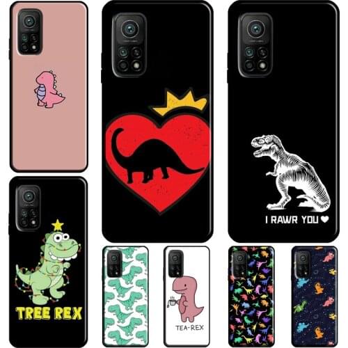 Animal Dinosaur Fun Dino Back Cover For POCO F3 M3 POCO X3 Pro Case For Xiaomi Mi 11 Lite Note 10 Mi 9T 10T Pro