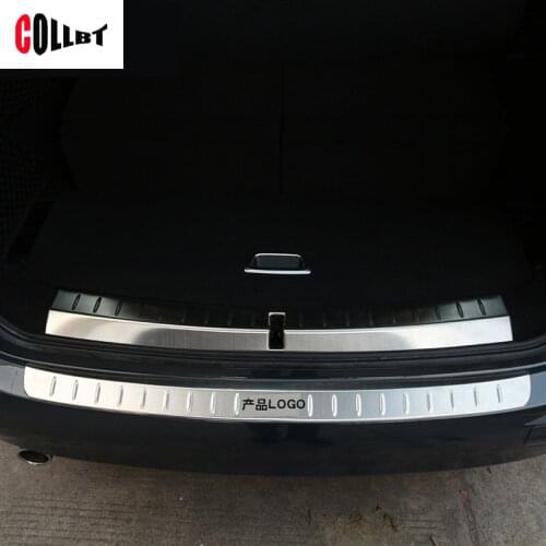 Stainless Steel Rear Bumper Protector Plate Trim For BMW 2 Series 5 and 7 Seats Active Tour 218i 220i F45 F46 2015 2016 2017