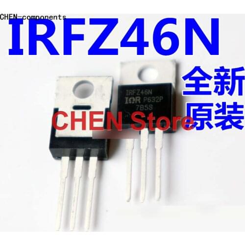 10pcs Imported brand new original IRFZ46N field effect tube TO-220