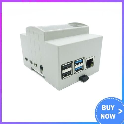 Raspberry Pi 4 Model B ABS Case White Case Protective Case Enclosure for RPI 3 Model B