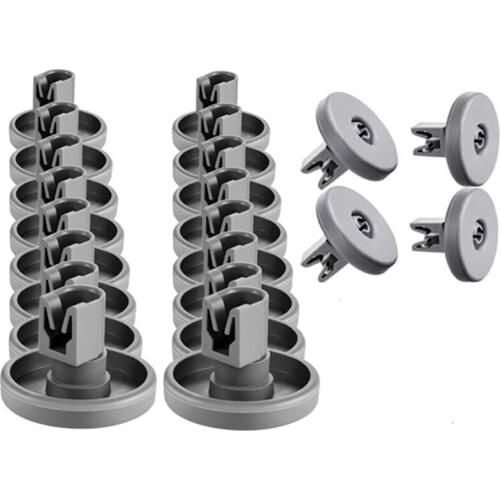 20PCS Dishwasher Wheels Lower Basket Wheels for AEG Electrolux FAVORIT Zanussi Dishwasher Wheels Dish Washer Accessories