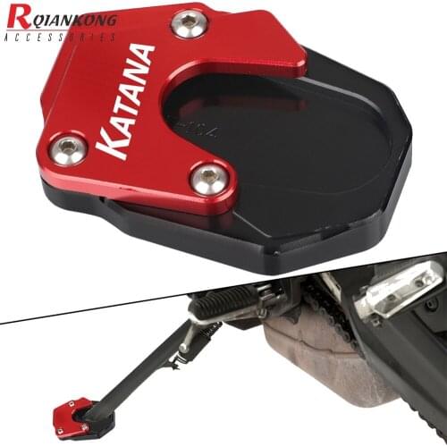 For SUZUKI GSX-S 1000 Katana GSX-S1000 GSX-S1000F 2015-2020 2021 Motorcycle Kickstand Side Stand Extension Enlarger Pad Plate