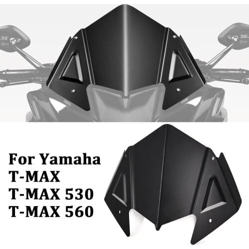 For Yamaha T-MAX 530 560 TMAX T MAX 2017-2020 2019 Motorcycle Accessories Aluminum Windscreen Windshield Wind Shield Deflector