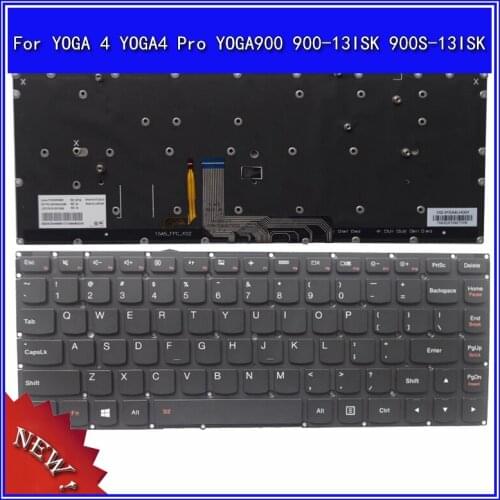 Laptop Keyboard for Lenovo YOGA 4 YOGA4 Pro YOGA900 900-13ISK 900S-13ISK Notebook Replace Keyboard