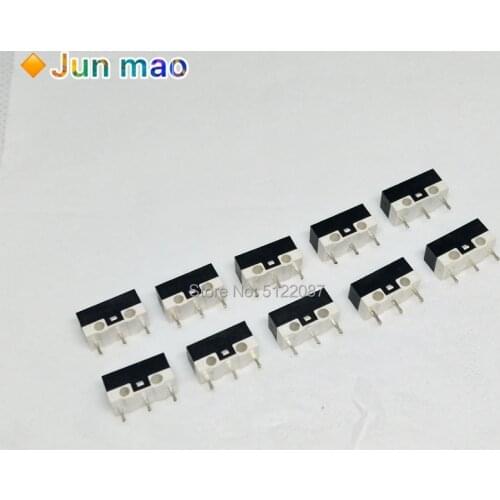 10PCS Button Switch 3Pin Mouse Switch Microswitch For RAZER Logitech Mouse Small Power 0.05A 30V DC Touch Micro Switch G600