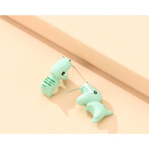 Cute Animal Earring For Women Cartoon Soft Clay Animal Corgi Tyrannosaurus Dinosaur Bite Earrings Individuality Party Fun Gifts