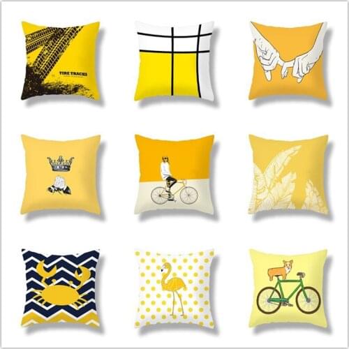 Cartoon Throw Pillow Case Cushion Covers for Home Sofa Chair Decorative Pillowcases