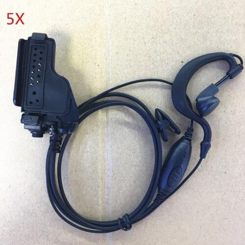 5pcs/lot oliver PTT headphone for motorola HT1000 MTX838 XTS1500 XTS2500 XTS3000 GP9000 XTS5000R MT2000 etc walkie talkie