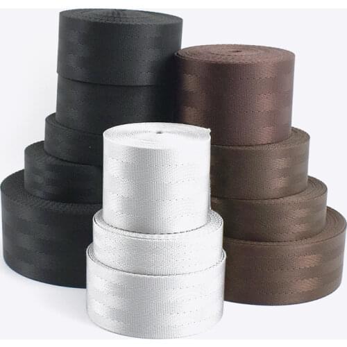Meetee 5meters 20-50mm Polyester Nylon Webbing Tape DIY Manual Child Safety Seat Backpack Pet Strap Belt Crafts Material RD003