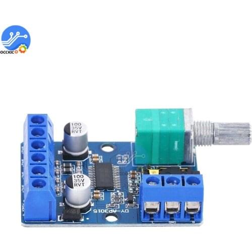 30Wx2 12V/24V Digital Amplifier Board High-Power Stereo HIFI Audio Sound Board Volume Control Subwoofer 30W*2
