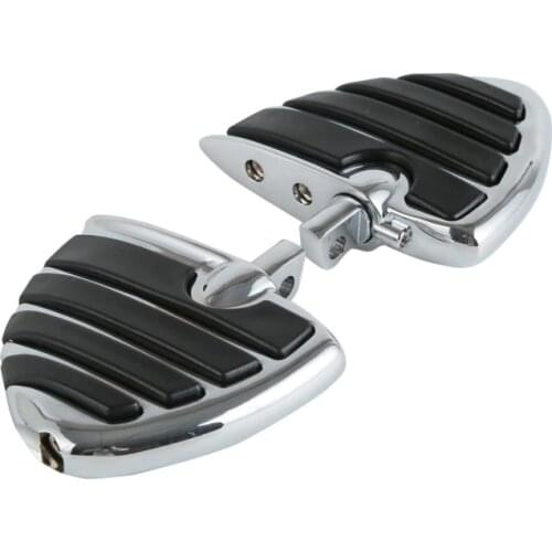 Motorcycle Mount-Style Wing Style Foot Rests FootPegs For Harley Touring Road King Electra Glide Softail GoldWing V-Rod