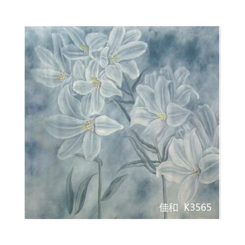 Professional 10X10ft Hand painted scenic Muslin photo studio backdrops,beautiful flower photographic background custom service