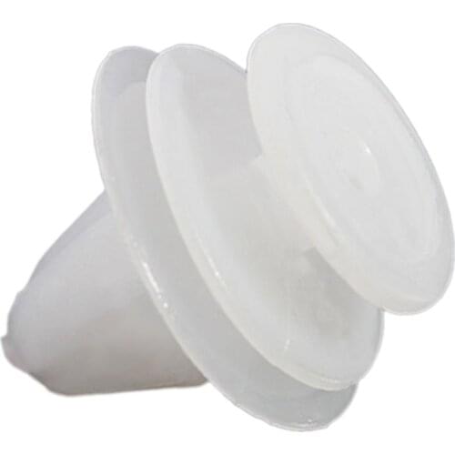 Easy install,durable 10x Car door panel mounting clips white for Peugeot 206 207 1007 307