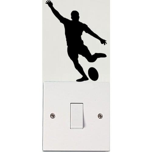 Rugby Player Home Decor Wall Decal Vinyl Accessories Switch Sticker 6SS0133