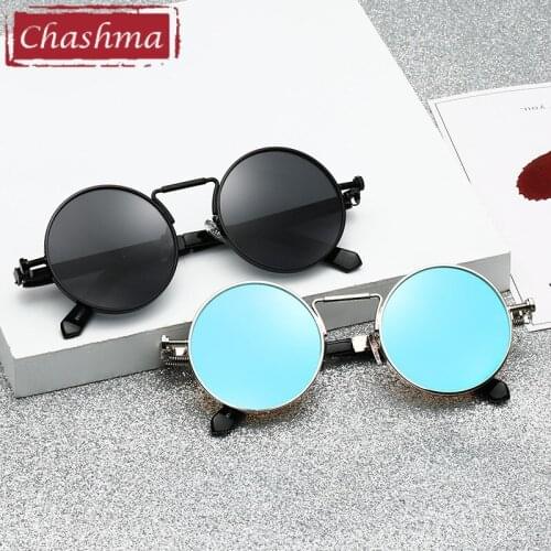 Chashma Brand Vintage Women Myopia Sun Glasses Polarized Coating Mirror Driving Sunglasses Round Male Eyewear For Men Near Sight