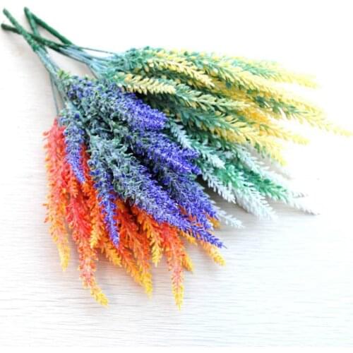 Wedding Home Decoration Romantic Provence Lavender Flower Silk Artificial Grain Decorative Simulation of Aquatic plants
