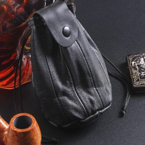 Waterproof Tobacco Moisturizing Bag Portable Leather Cigarette Tobacco Bag Pouch Purse Case Bag Holder Smoking Accessories