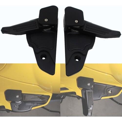For Vespa Primavera Sprint 150 2013 - 2018 2019 2020 Rear Passenger Footpad Motorcycle Catapult Foot Steps Foldable Pedals Rests