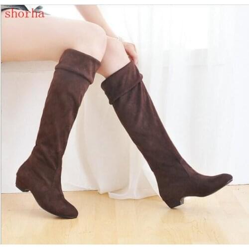 Women Boots High boots Style Classic Women Motorcycle Boots Punk Bandage Autumn Waterproof Shoes Black Shoes