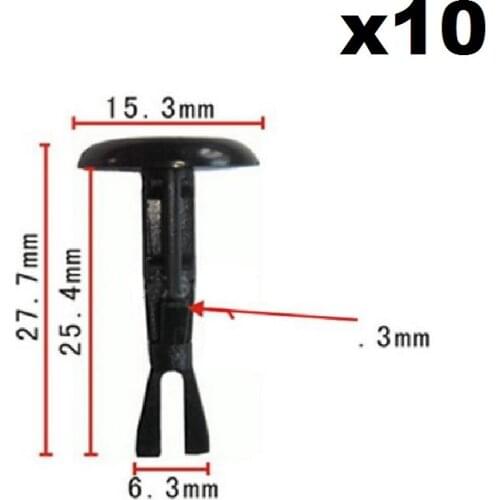 10x For Toyota Front Fender Bumper Cover Pin Retainer Clip Fastener For Lexus 4774958010