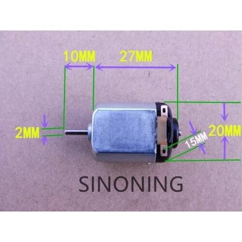 130 Micro DC Motor 3v 16500 rpm DIY car toy tank boat