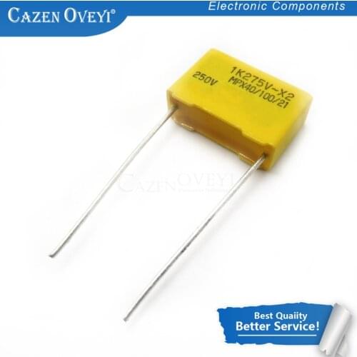 5pcs/lot High quality safety capacitor MPX40/100/21 0.1uf 275v 104 275v 0.1UF 1K275V-X2 15MM In Stock