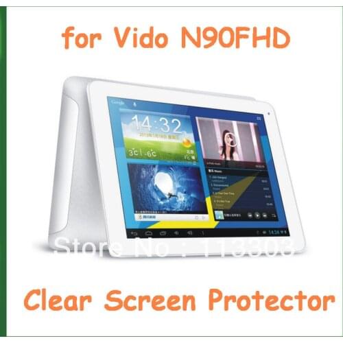5pcs Clear Full Screen Protector Guard Film for Vido N90FHD RK3188 Quad Core Size 237x184mm No Retail Packaging Free Shipping