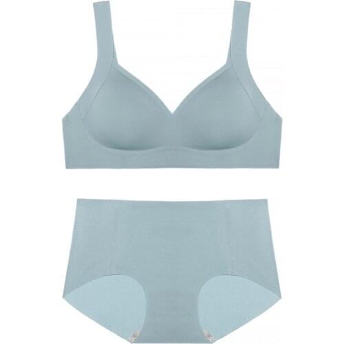 Push Up Bra And Panty Set Top Seamless Underwear Bralette Sports Women Clothes BH Comfort Sexy Active Brassiere Female Lingerie