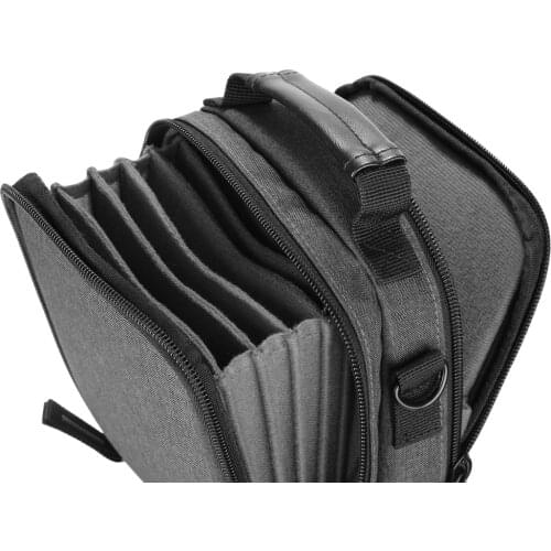 Neewer Camera Lens Filter Pouch Case with Shoulder Strap, Made of Solid Canvas for 6 Piece 100x100mm or 100x150mm Filters