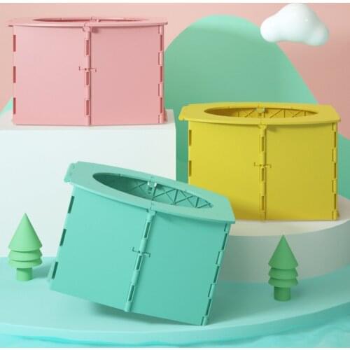 Folding Kids Portable Toilet Training Baby Potty for Kids Bebe Pot Childrens Travel Potty Training Seat for Boys Girls Infantil