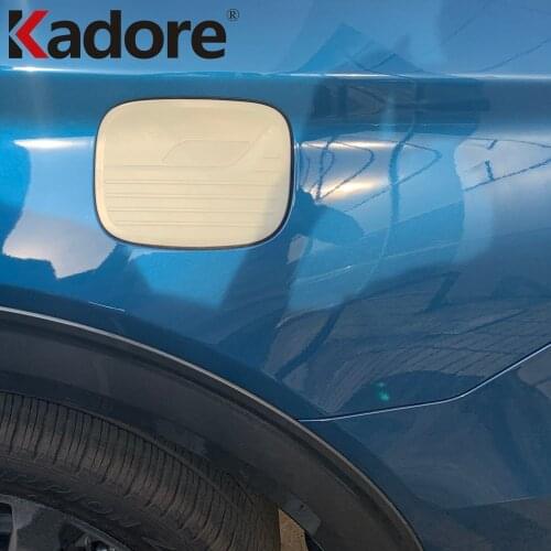 For Ford Explorer 2020 2021 Carbon Fiber Car Fuel Tank Cover Gas Tank Cover Trim Decoration Sticker Car Styling Accessories
