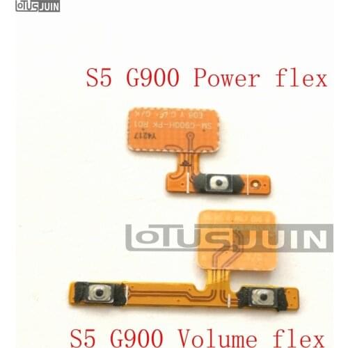 1PCS For Samsung Galaxy S5 G900 Power Volume Button Switch Connector Flex Cable