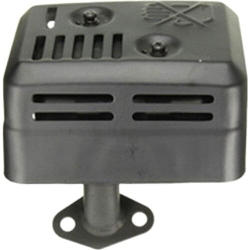 Gx160 MUFFLER FOR Gasoline engine parts,EXHAUST MUFFLER WITH HEAT SHIELD GX200 6.5HP gasoline engine exhaust pipe fittings