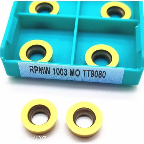 10PCS RPMW1003MO TT9080 Carbide Insert Lathe Milling Mill cnc tools milling cutter