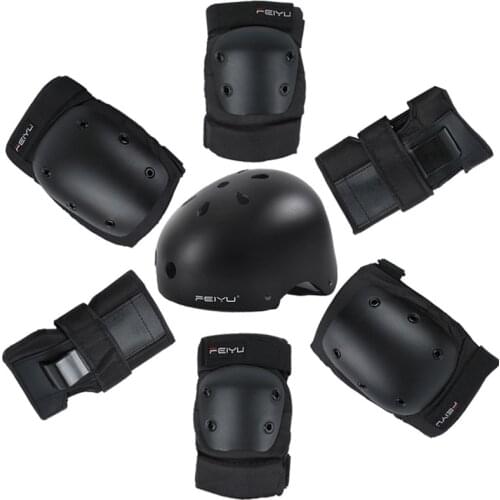 Protective Gear Set Skating Helmet Knee Pads Elbow Pads Wrist Protector for Kids Adults Cycling Roller Skating Rock Climbing