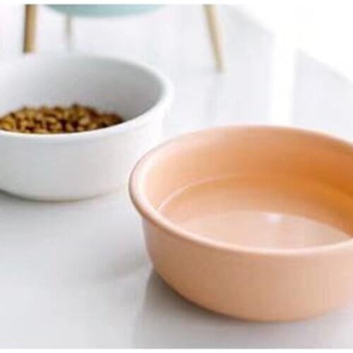 Flying saucer Bowl Ceramic pet bowl high foot cat bowl dog bowl cat food bowl ceramic bowl cat rice bowl water bowl