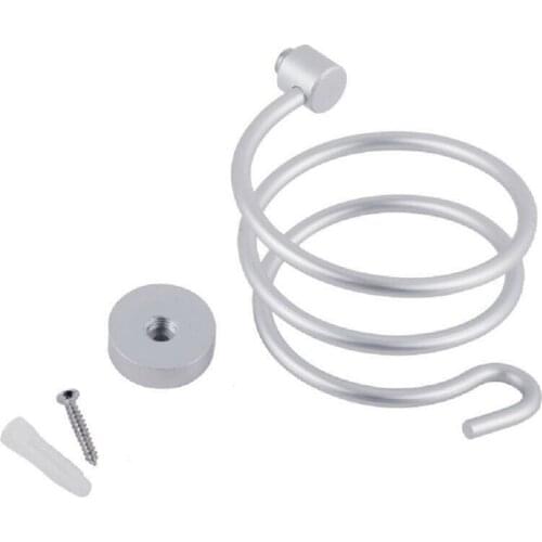 Wall Mount Blower Spiral Stand Durable Stainless Steel Hair Dryer Fixation Frame G88B