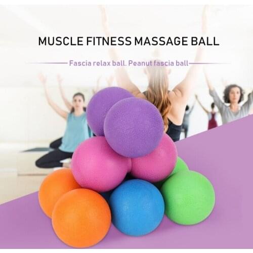 Latest TPR High Density Lacrosse Ball Fitness Warm Up Pain Home Gym Trigger Point Therapy Massage Training Fascia Hockey Ball