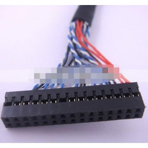 NEW 10pcs FIX-D6 30pin LVDS Cable for LCD Controller Panel Double 6 bits Interface Wire