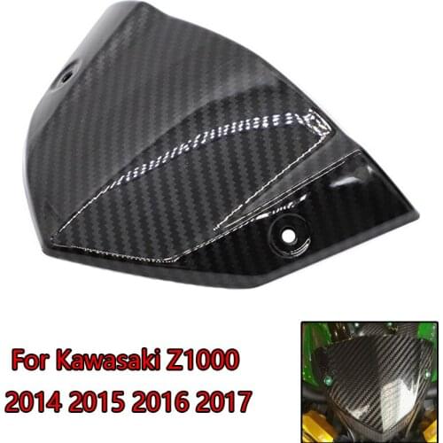 Suitable for Kawasaki Z1000 14-17 Motorcycle Parts ABS Injection Front Sun Visor Windshield Instrument Cover Z1000 14 15 16 17