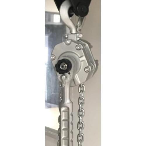 500--750KGX1.5--3M Aluminium alloy lifting lever chain hoist, portable handhold hand manual lever block crane lifting sling