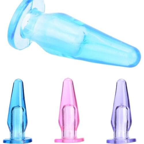 Sex Products Mini Soft Jelly Finger Vibe Anal Toys Butt Plug Insert Erotic Aid Insert, Adult Sex Toys for Couple