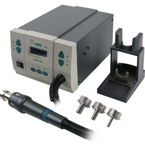 ST-861 Lead-free Adjustable Hot Air Gun Rework Station Soldering 1000W 220V For Phone CPU Chip Repair Same QUICK 861DW